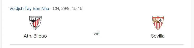 Nhận định, soi kèo Athletic Bilbao vs Sevilla vào lúc 21:15 ngày 29/09/24 Laliga