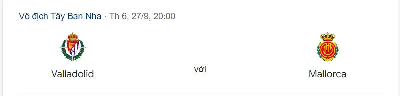 Nhận định, soi kèo Valladolid vs Mallorca vào lúc 02:00 ngày 28/09/24 Laliga
