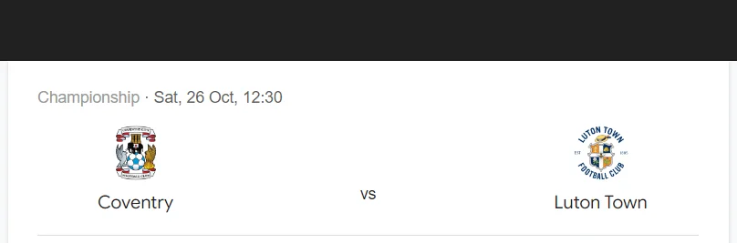 Soi kèo Coventry vs Luton Town | 18:30 ngày 26/10/24 | League Championship