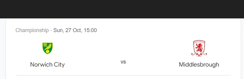 Soi kèo Norwich City vs Middlesbrough | 22:00 ngày 27/10/24 | League Championship