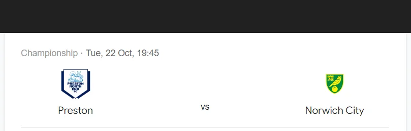 Soi kèo Preston vs Norwich City | 01:45 ngày 23/10/24 | League Championship
