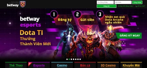 Betway là nhà cái quốc tế có mặt tại nhiều quốc gia