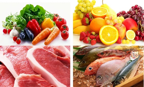 Ưu tiên lựa chọn các loại thực phẩm tươi sống