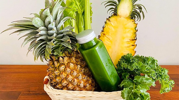 Kết hợp nước ép dứa với thực phẩm giàu chất xơ