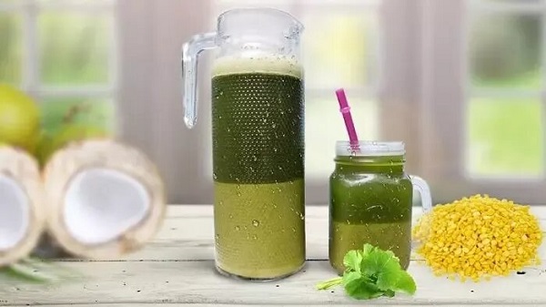 Nước rau má trong chế độ ăn uống lành mạnh