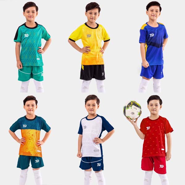 Bảng size áo đá bóng cho trẻ em