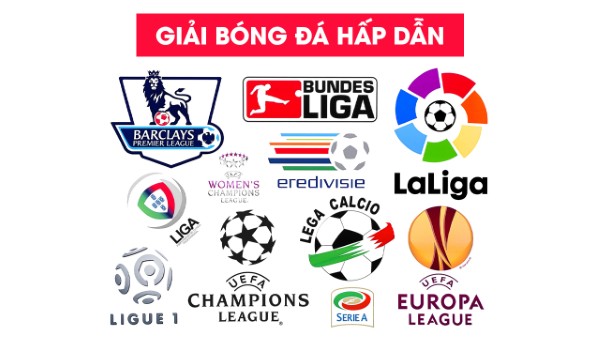 Các giải bóng đá quốc tế lớn nhất hiện nay